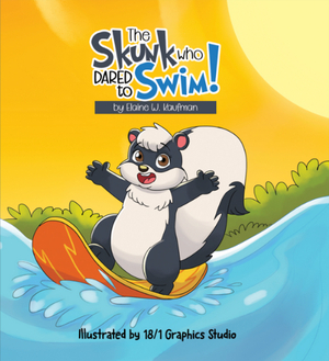 The Skunk Who Dared To Swim!