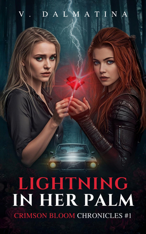 Lightning in Her Palm: A Dark Sapphic Portal Fantasy Romance