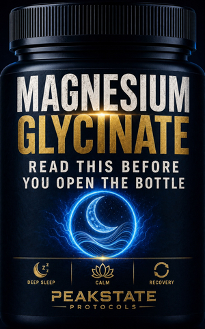 Magnesium Glycinate: Read This Before You Open the Bottle—The Complete Protocol for Deep Sleep, Calm, and Recovery